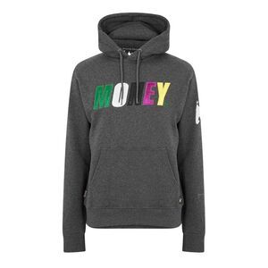 Money Mens Satin Long-Sleeved Hoodie / Charcoal